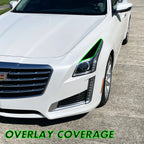 2014-2019 Cadillac CTS | Headlight Eyelid PreCut Vinyl Overlays