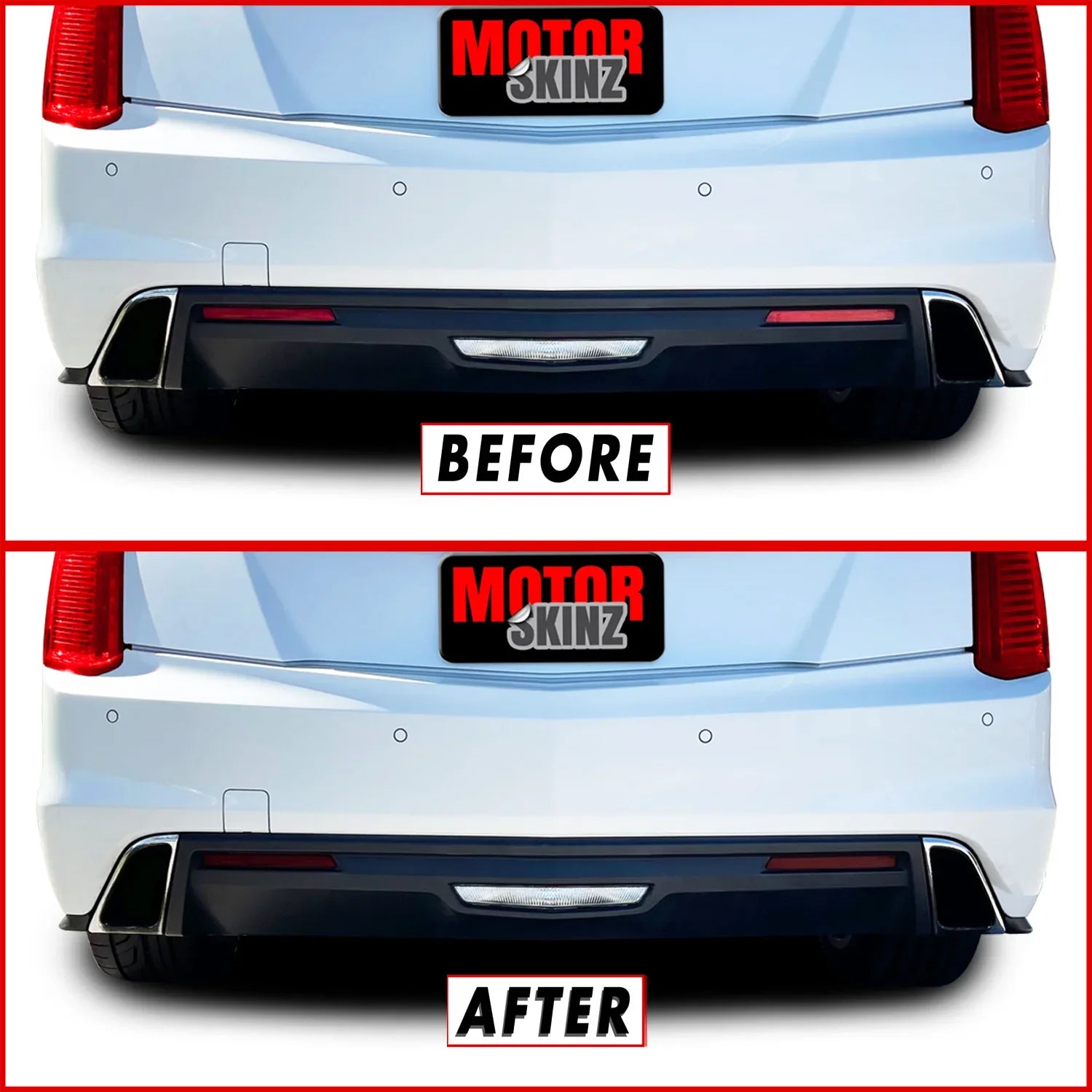 2014-2019 Cadillac CTS | Reflector PreCut Tint Overlays