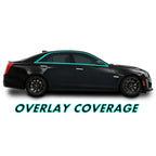2014-2019 Cadillac CTS | Window Trim Chrome Delete PreCut Vinyl Wrap