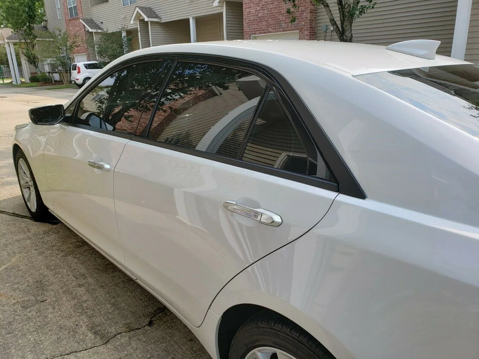 2014-2019 Cadillac CTS | Window Trim Chrome Delete PreCut Vinyl Wrap