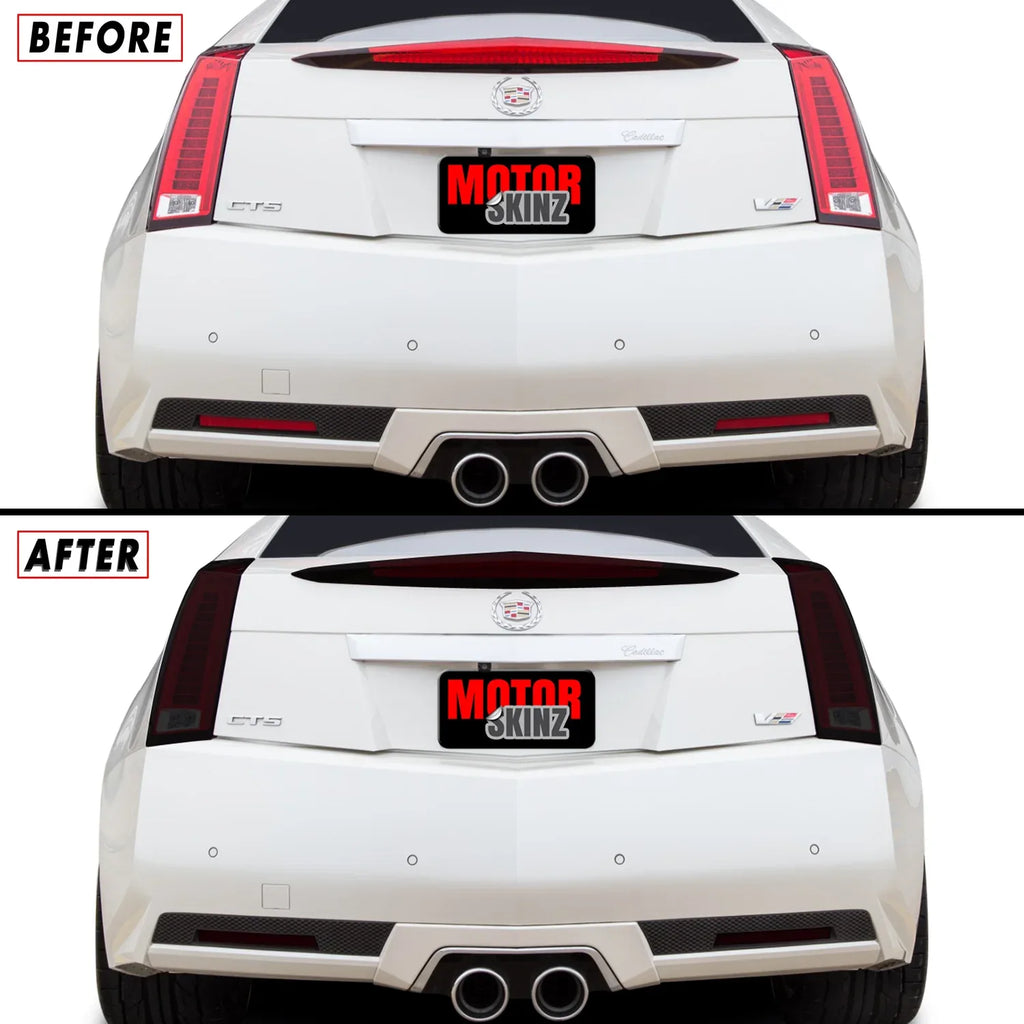 2011-2014 Cadillac CTS Coupe | Tail Light Combo PreCut Tint Overlays