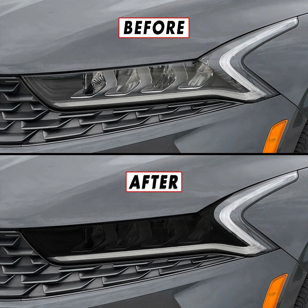 2021-2024 Kia K5 | Headlight Cutout PreCut Tint Overlays