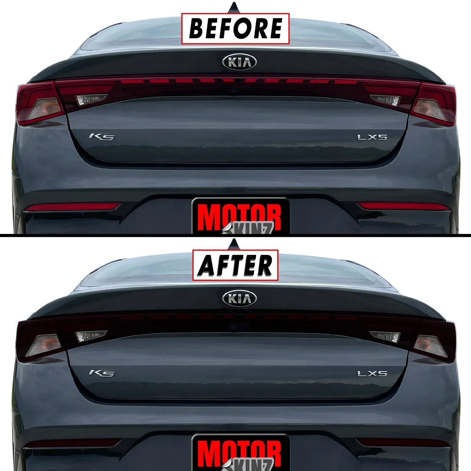 2021-2024 Kia K5 | Tail Light Cutout PreCut Tint Overlays