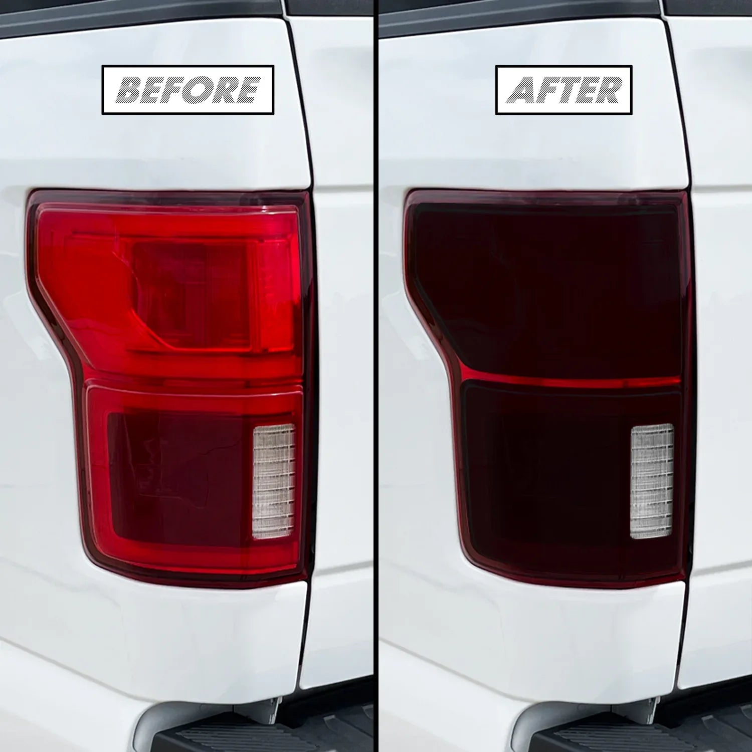 2018-2020 Ford F150 | Tail Light Cutout PreCut Tint Overlays