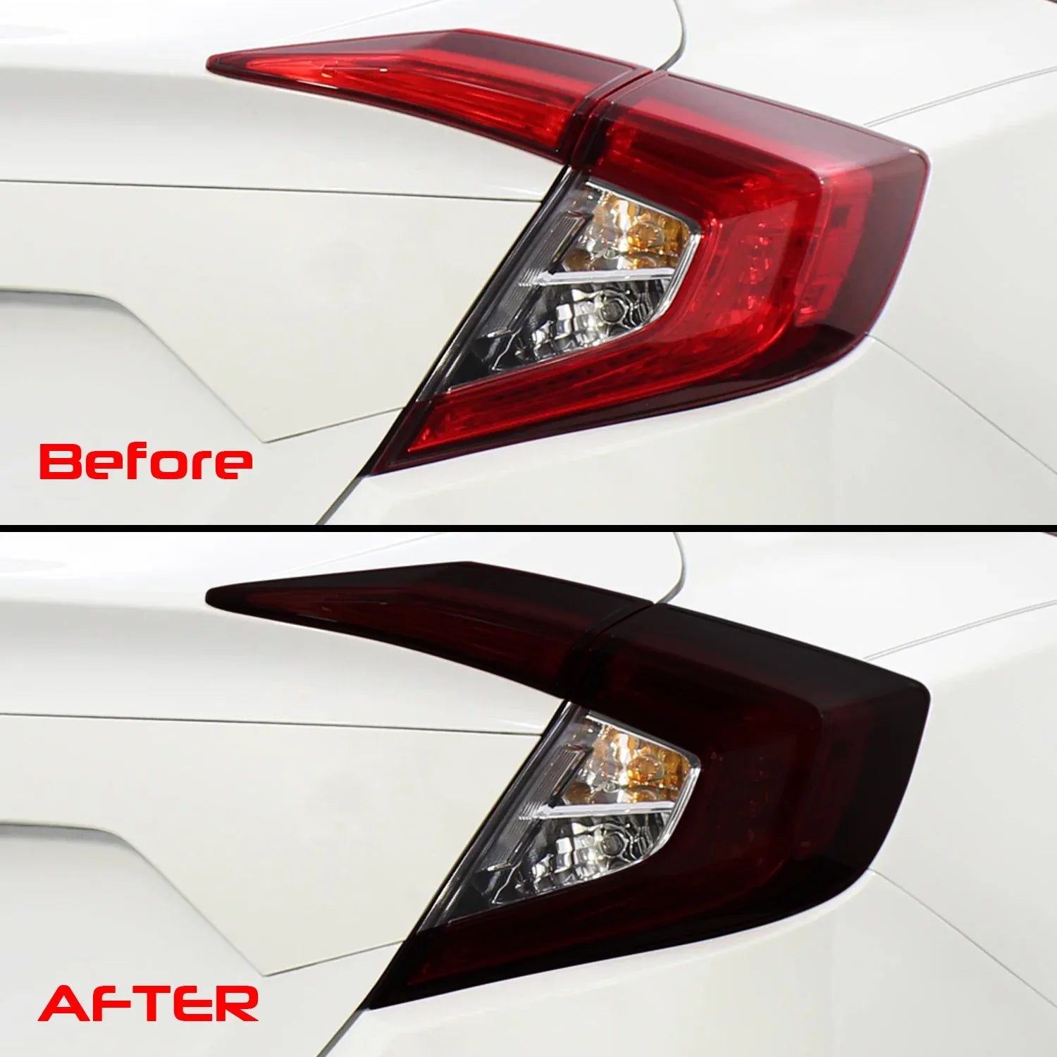 2016-2021 Honda Civic Sedan | Tail Light Cutout PreCut Tint Overlays