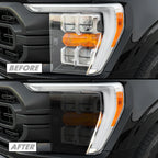 2021-2023 Ford F150 | Headlight Cutout PreCut Tint Overlays