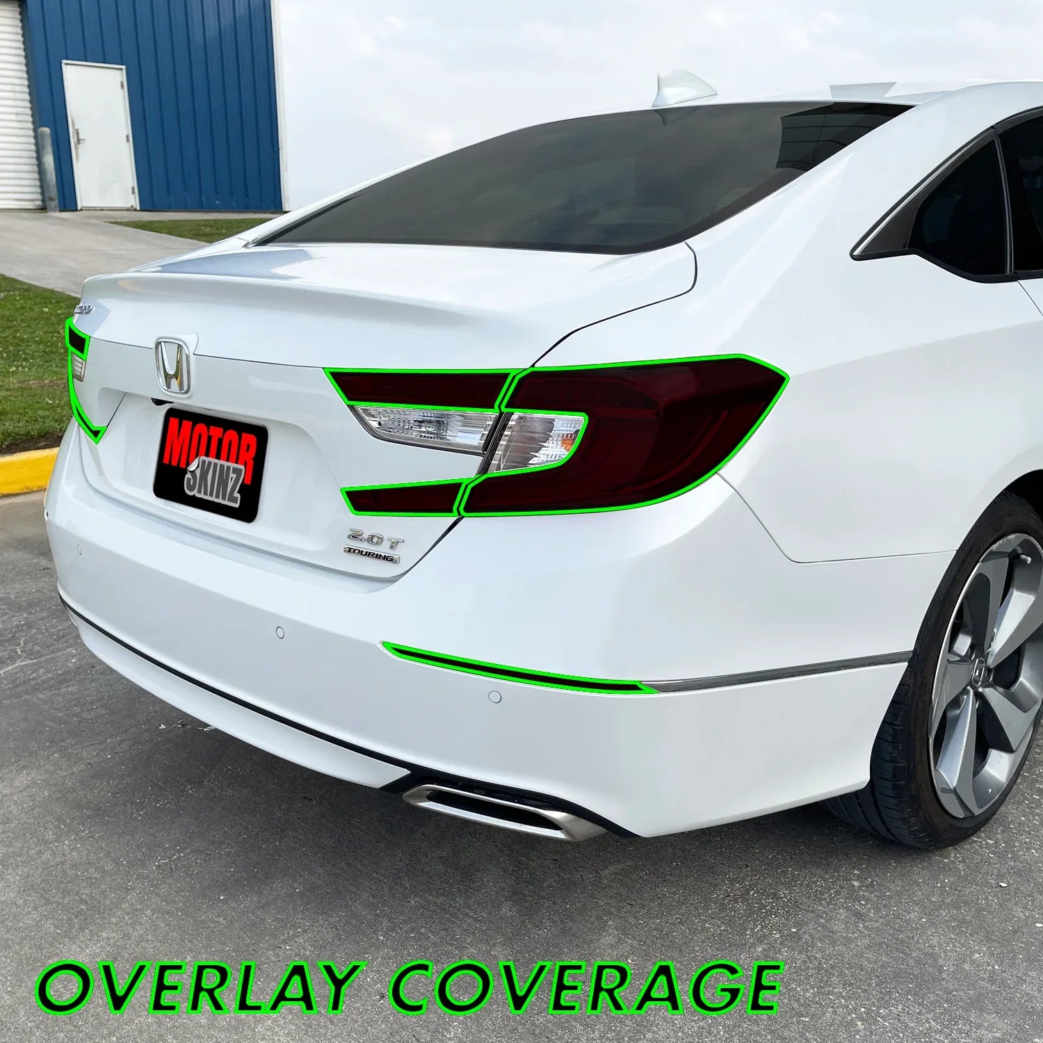 2018-2022 Honda Accord | Tail Light Cutout PreCut Tint Overlays