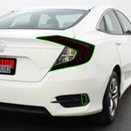 2016-2021 Honda Civic Sedan | Tail Light Cutout PreCut Tint Overlays