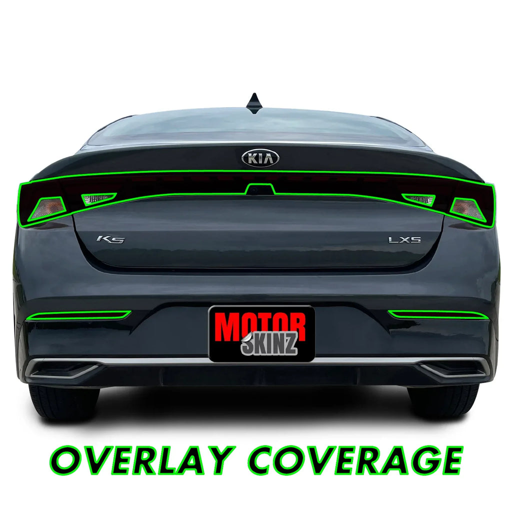 2021-2024 Kia K5 | Tail Light Cutout PreCut Tint Overlays