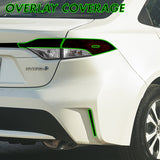 2020-2022 Toyota Corolla Sedan | Tail Light Cutout PreCut Tint Overlays