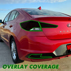 2019-2020 Hyundai Elantra | Tail Light Cutout PreCut Tint Overlays