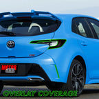 2019-2022 Toyota Corolla Hatchback | Tail Light Cutout PreCut Tint Overlays