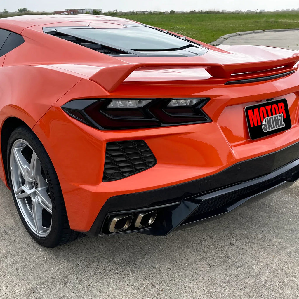 2020-2022 Chevrolet Corvette C8 | Tail Light Cutout PreCut Tint Overlays