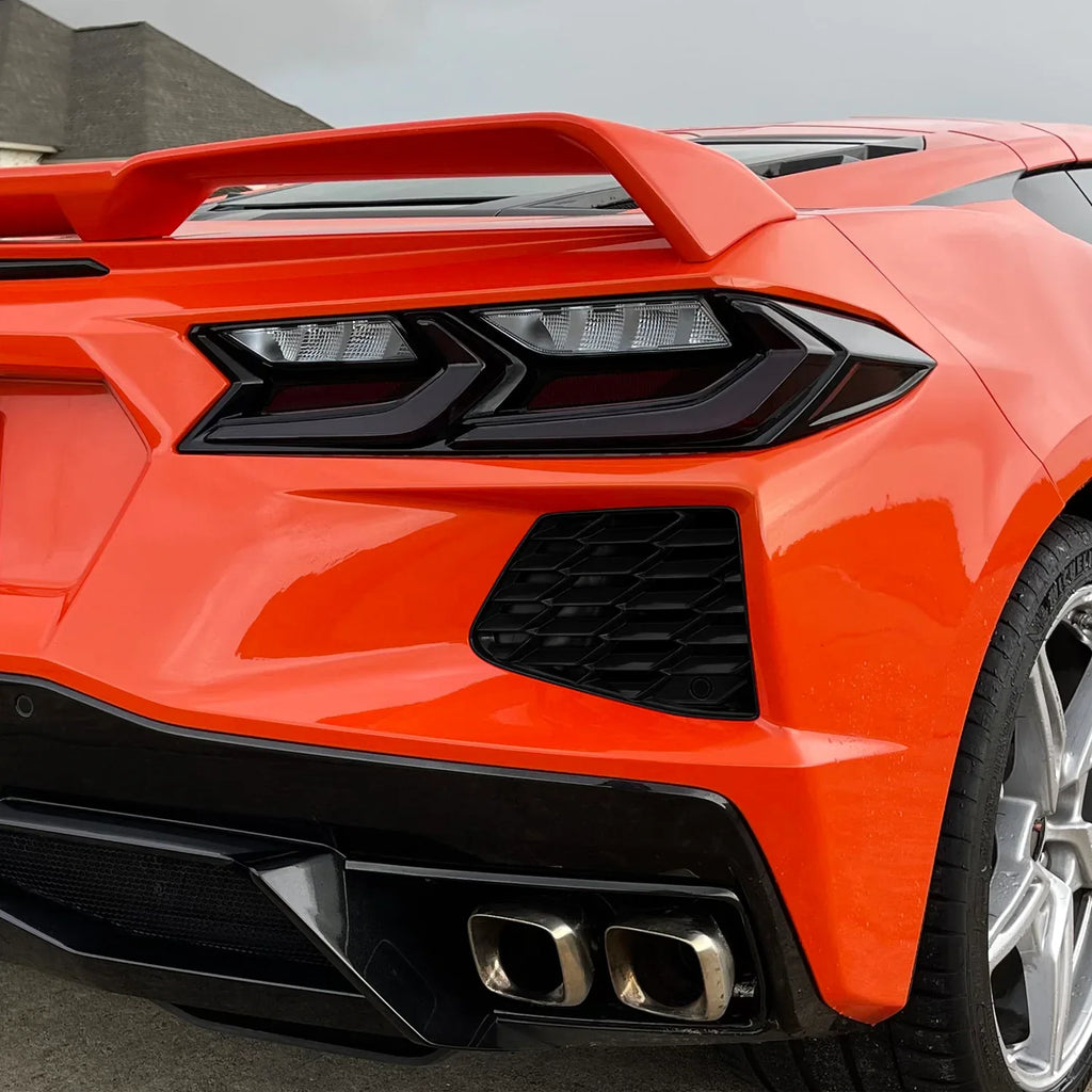 2020-2022 Chevrolet Corvette C8 | Tail Light Cutout PreCut Tint Overlays