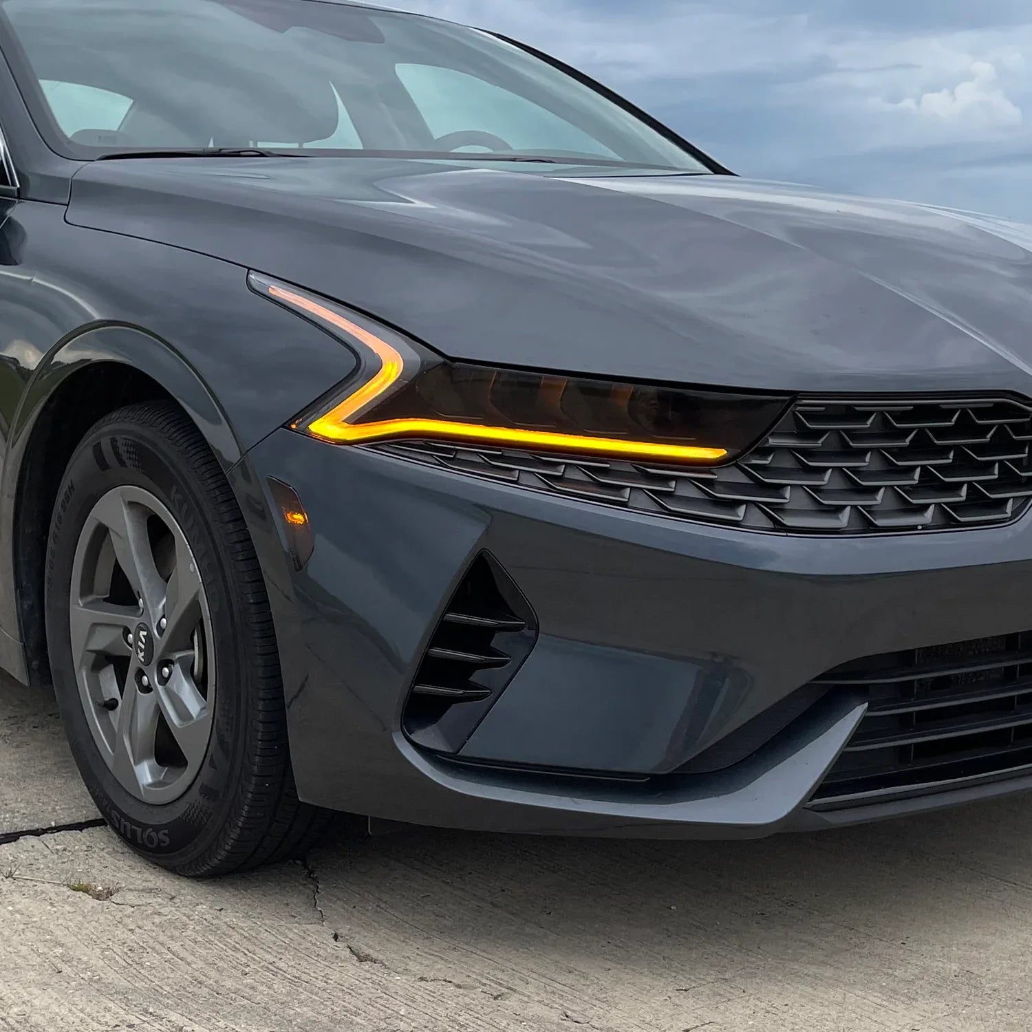 2021-2024 Kia K5 | Headlight Cutout PreCut Tint Overlays