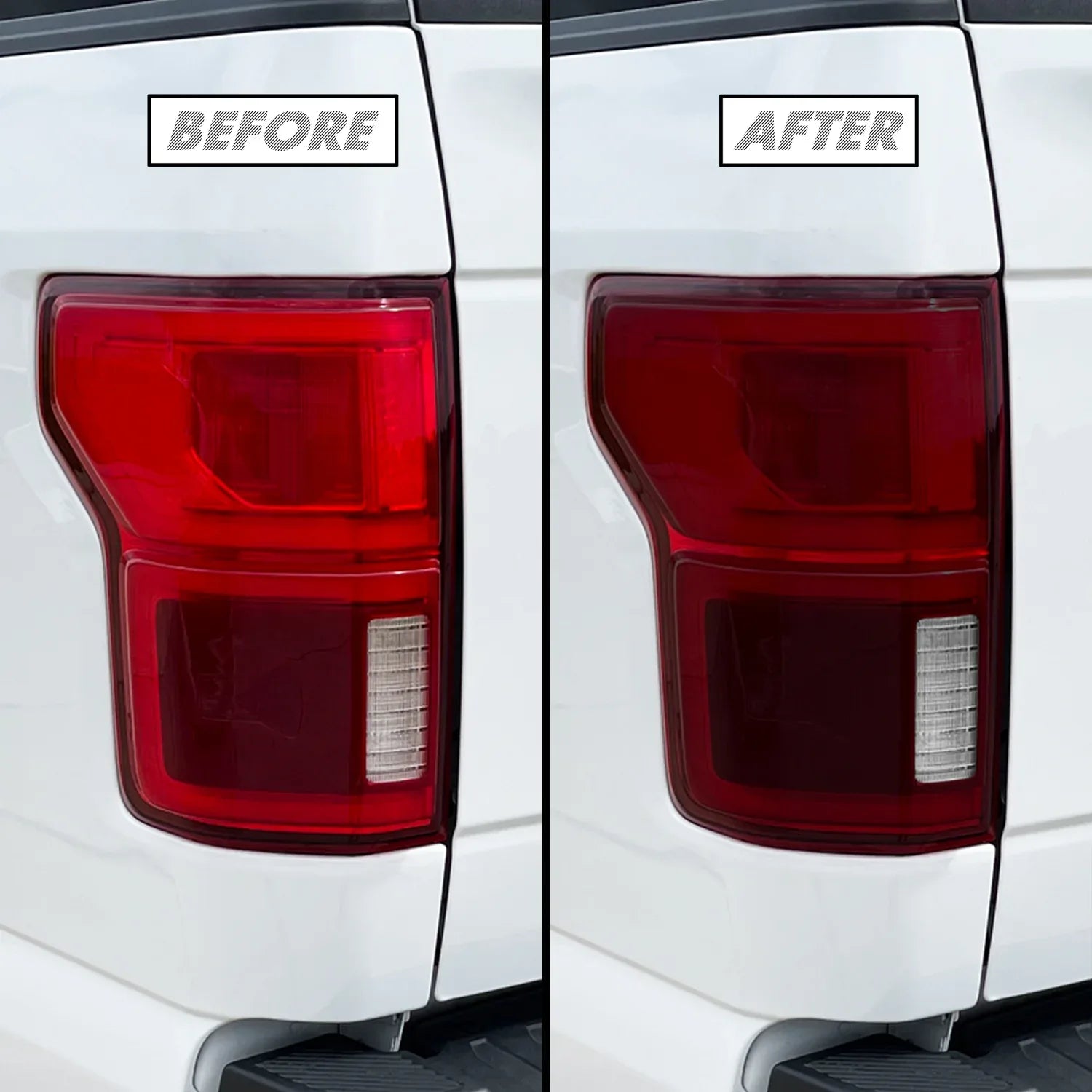 2018-2020 Ford F150 | Tail Light Cutout PreCut Tint Overlays
