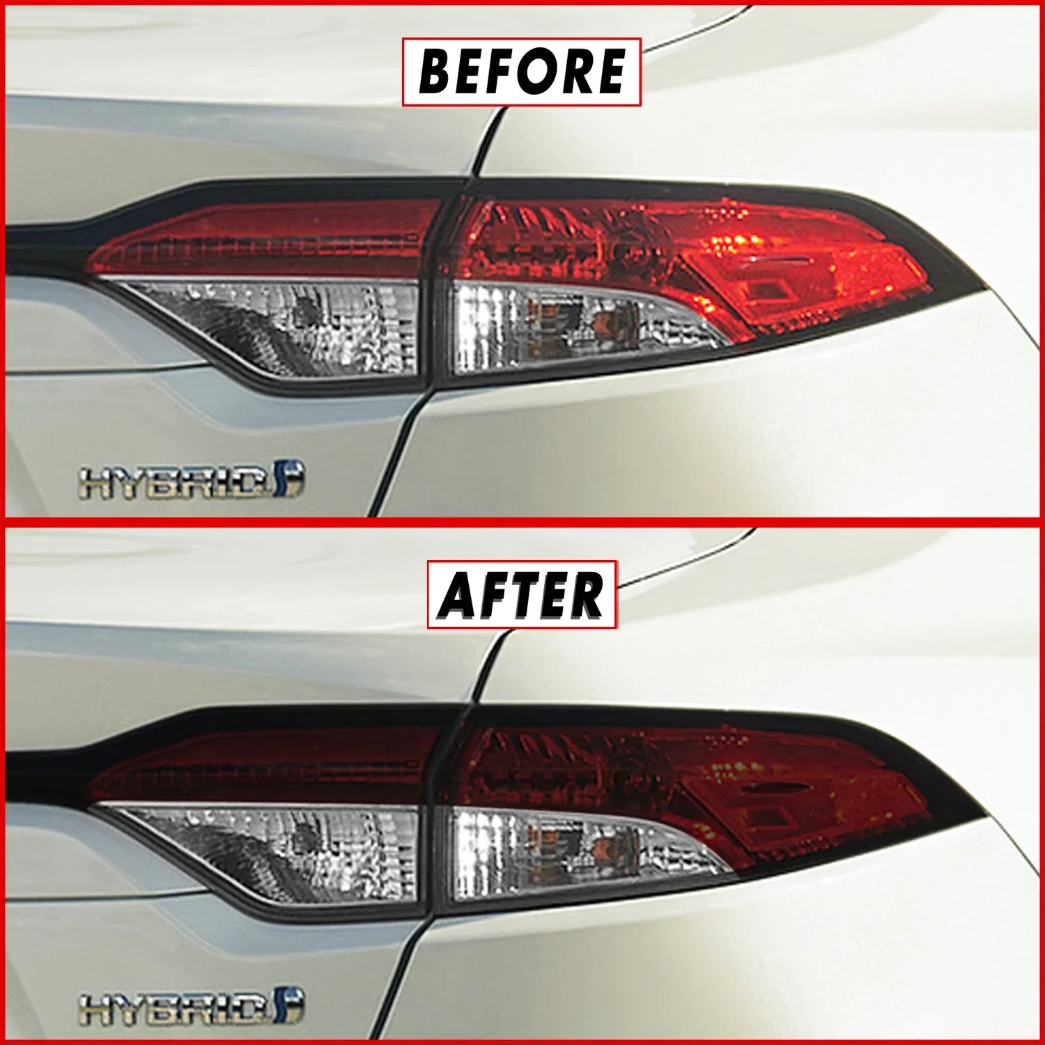 2020-2022 Toyota Corolla Sedan | Tail Light Cutout PreCut Tint Overlays