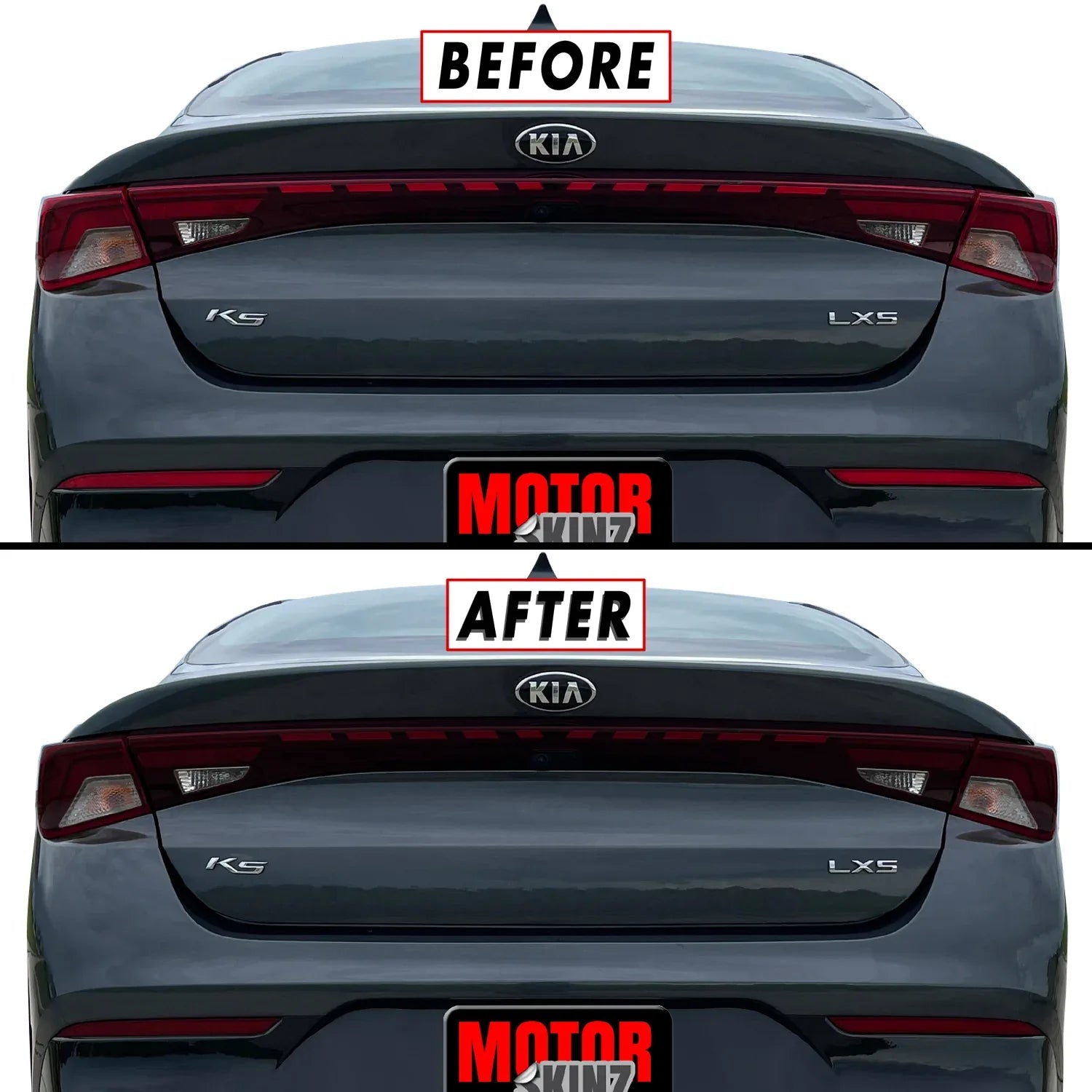 2021-2024 Kia K5 | Tail Light Cutout PreCut Tint Overlays