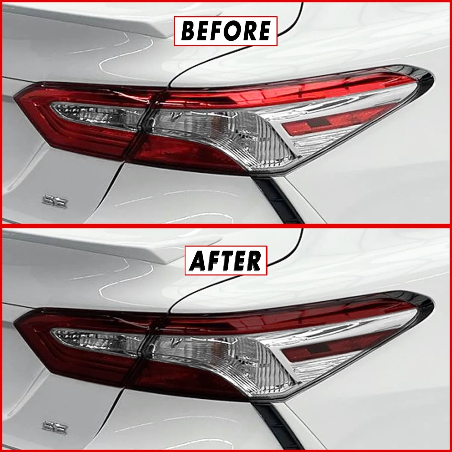2018-2022 Toyota Camry | Tail Light Cutout PreCut Tint Overlays