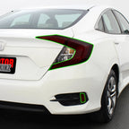 2016-2021 Honda Civic Sedan | Tail Light Cutout PreCut Tint Overlays