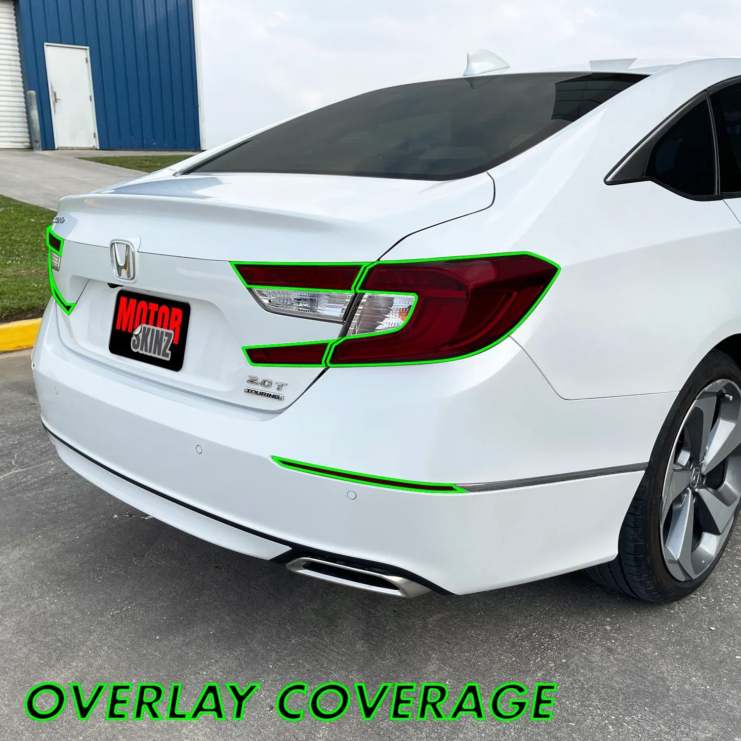 2018-2022 Honda Accord | Tail Light Cutout PreCut Tint Overlays