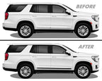 2021-2023 GMC Yukon | Door Molding Trim Chrome Delete PreCut Vinyl Wrap