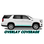 2021-2023 GMC Yukon | Door Molding Trim Chrome Delete PreCut Vinyl Wrap