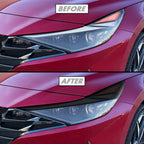 2021-2023 Hyundai Elantra | Headlight Eyelid PreCut Vinyl Overlays