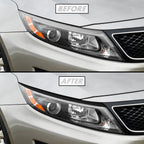 2014-2015 Kia Optima | Headlight Eyelid PreCut Vinyl Overlays