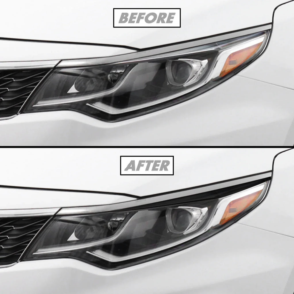 2016-2020 Kia Optima | Headlight Eyelid PreCut Vinyl Overlays