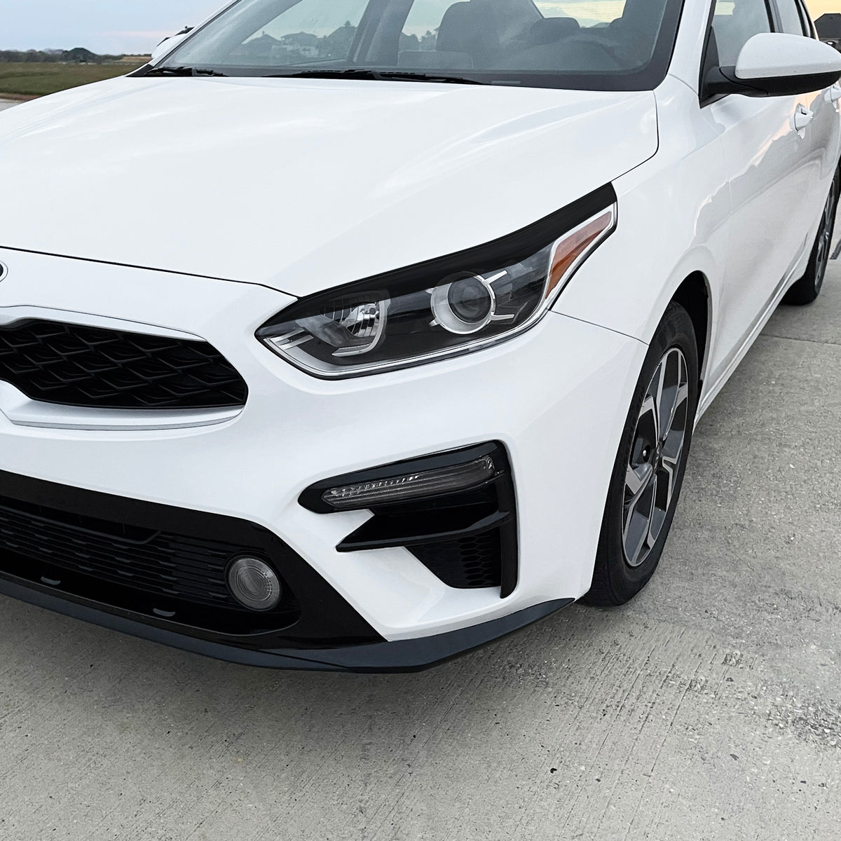 2019-2021 Kia Forte | Headlight Eyelid PreCut Vinyl Overlays – SlickMod