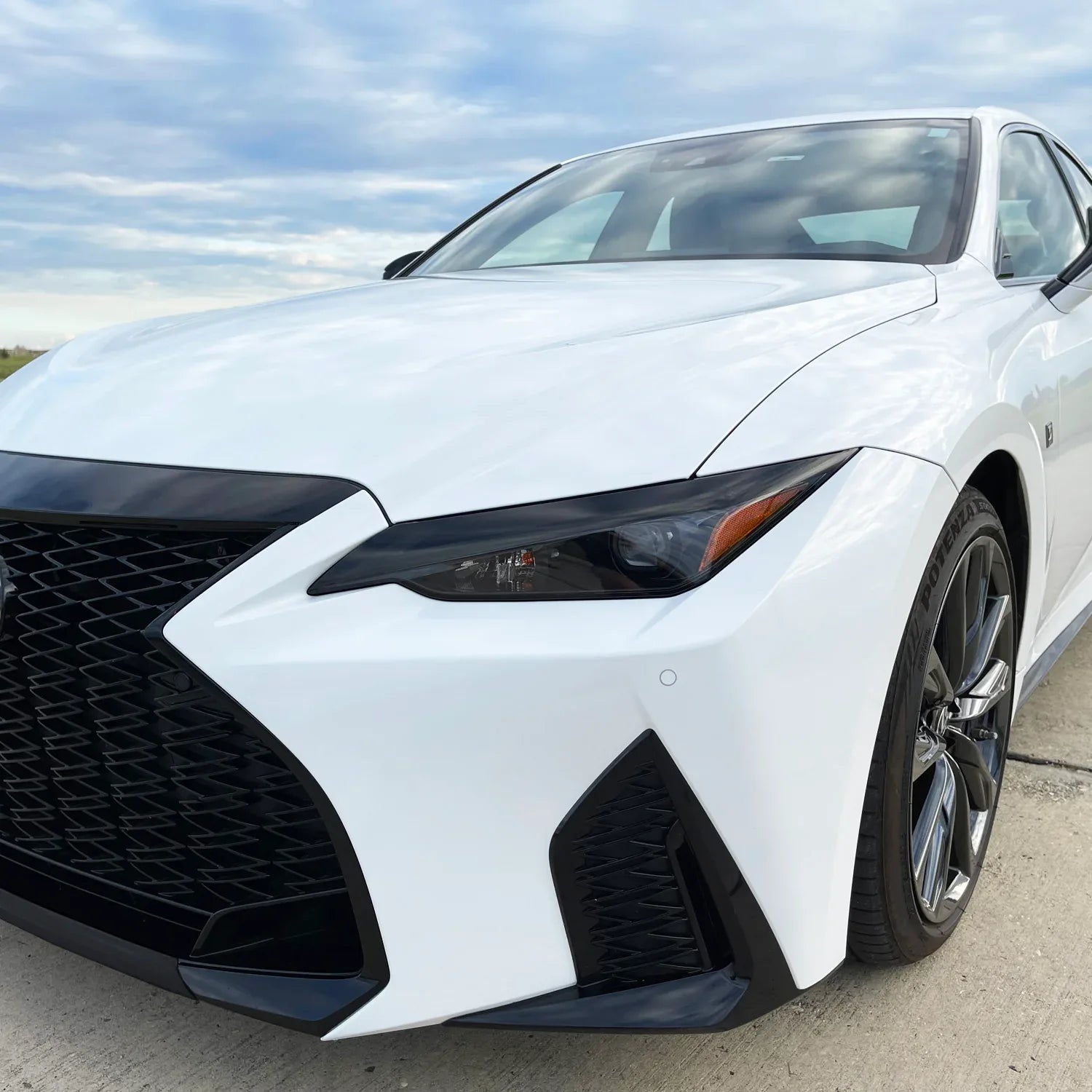 2021-2026 Lexus IS | Headlight Eyelid PreCut Vinyl Overlays