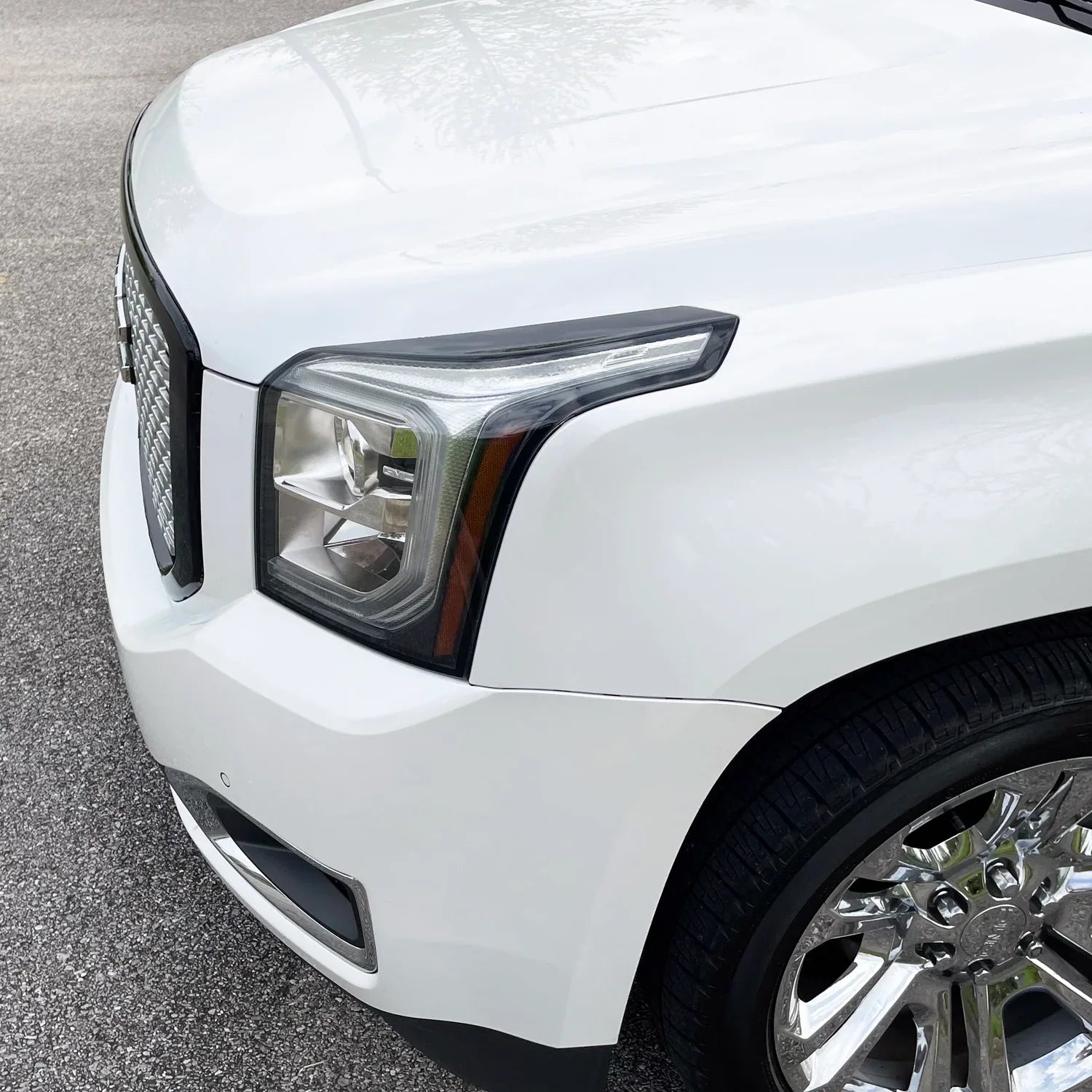 2015-2020 GMC Yukon | Headlight Eyelid PreCut Tint Overlays