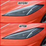 2020-2022 Chevrolet Corvette C8 | Headlight Eyelid PreCut Tint Overlays