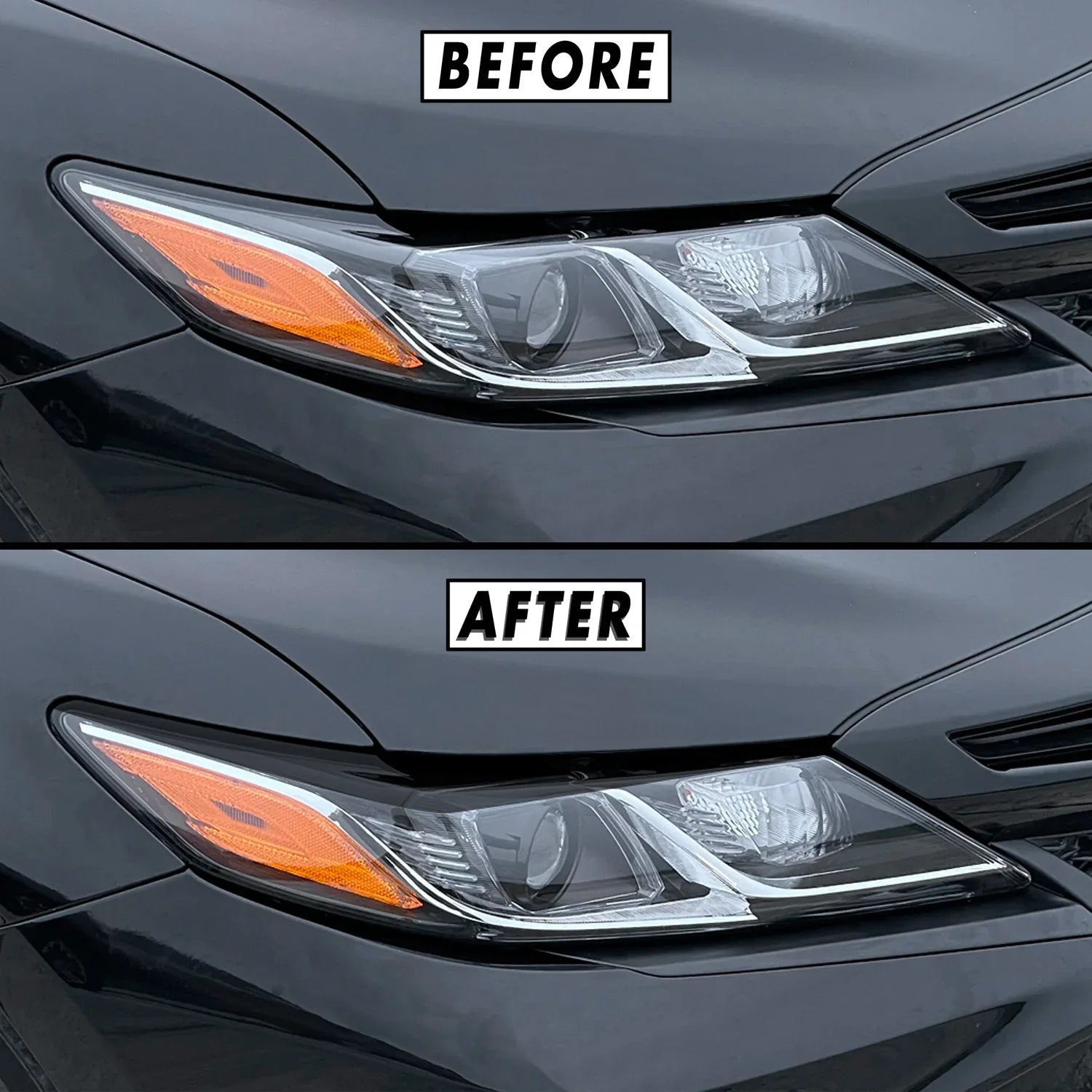 2018-2022 Toyota Camry | Headlight Eyelid PreCut Vinyl Overlays
