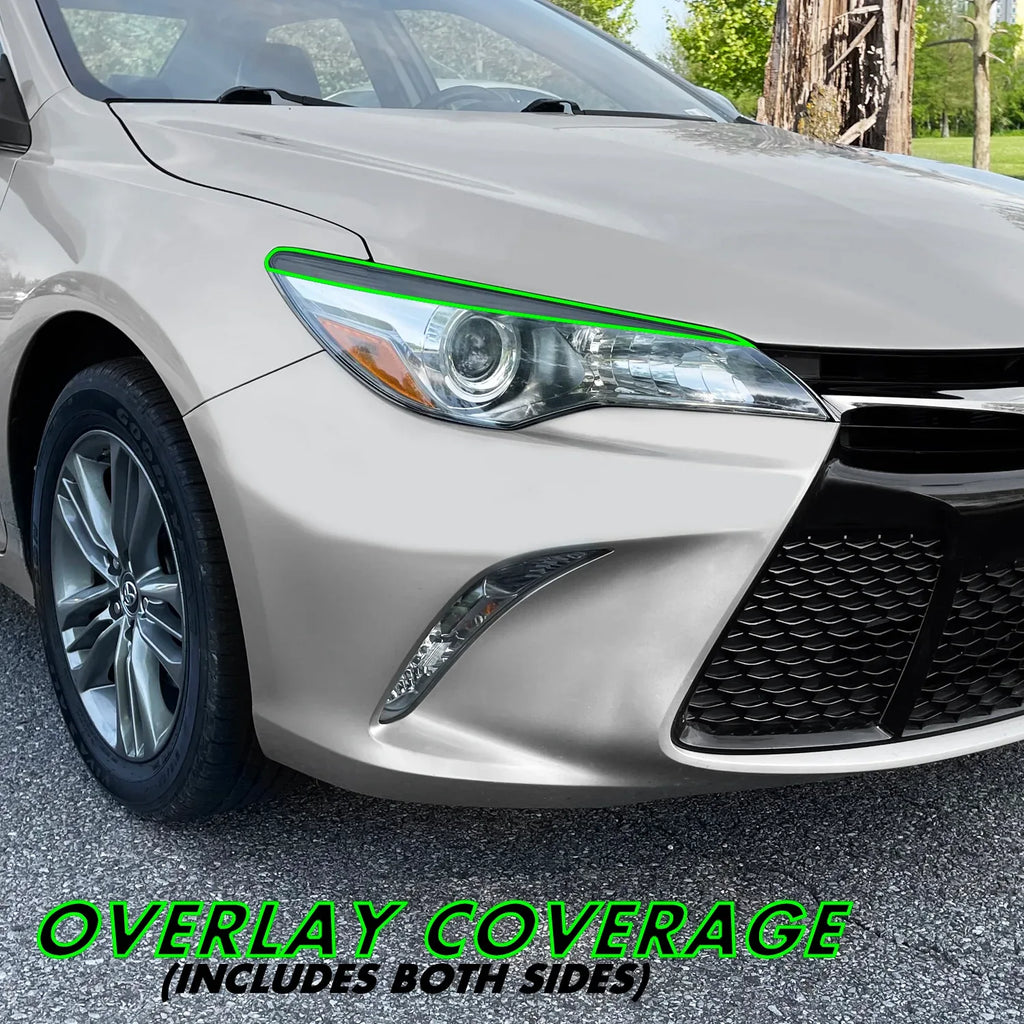 2015-2017 Toyota Camry | Headlight Eyelid PreCut Vinyl Overlays