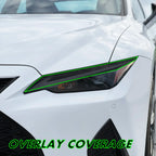 2021-2026 Lexus IS | Headlight Eyelid PreCut Vinyl Overlays
