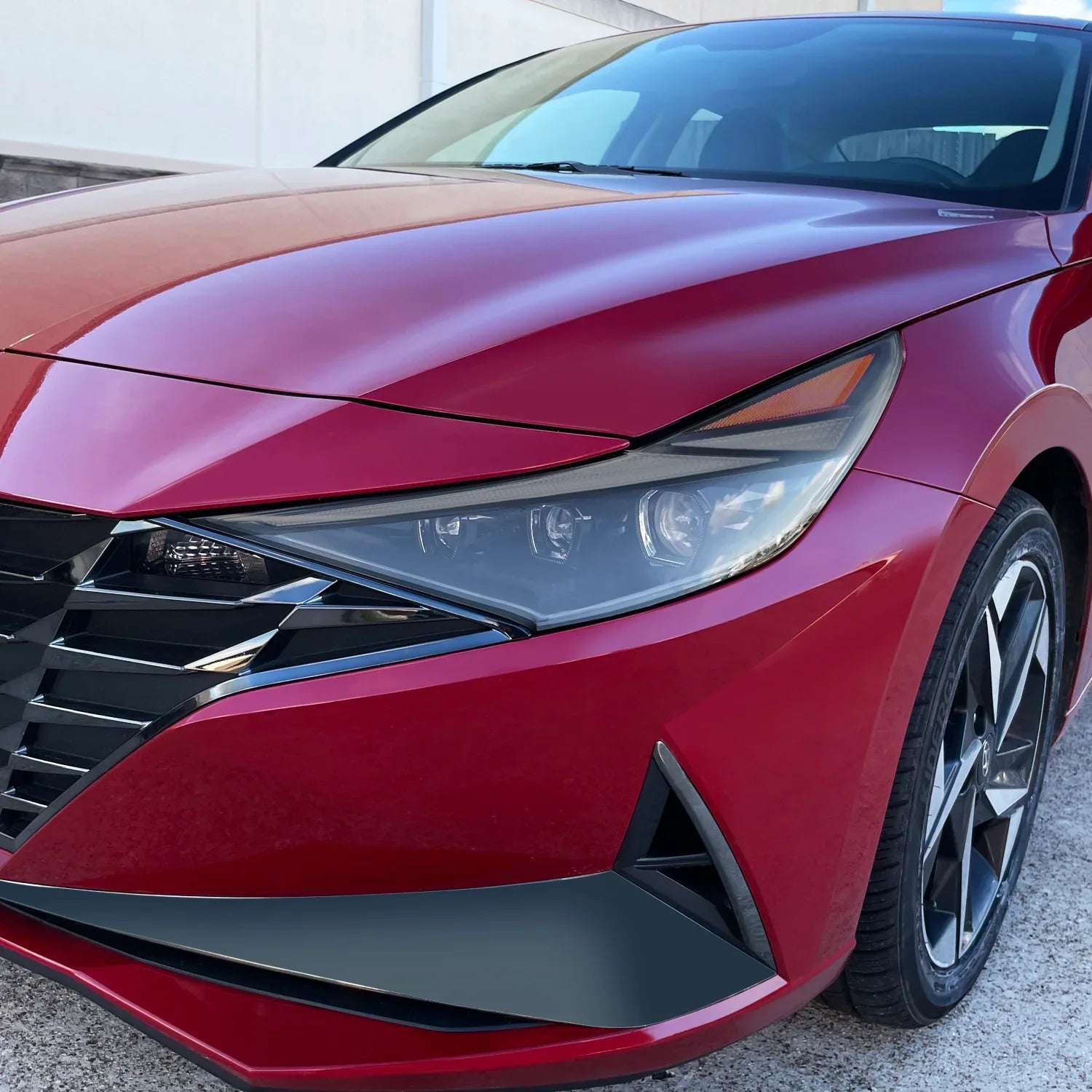 2021-2023 Hyundai Elantra | Headlight Eyelid PreCut Vinyl Overlays