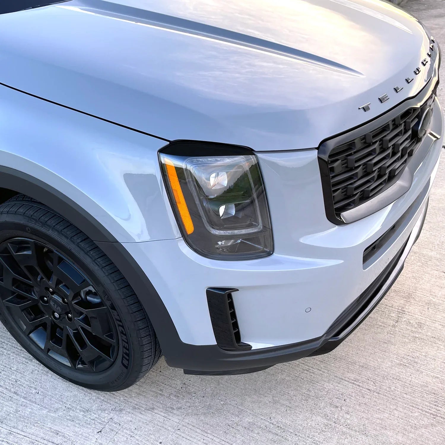 2020-2022 Kia Telluride | Headlight Eyelid PreCut Vinyl Overlays