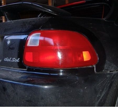 1993-1996 Honda Del Sol | Tail Light Turn Signal PreCut Tint Overlays