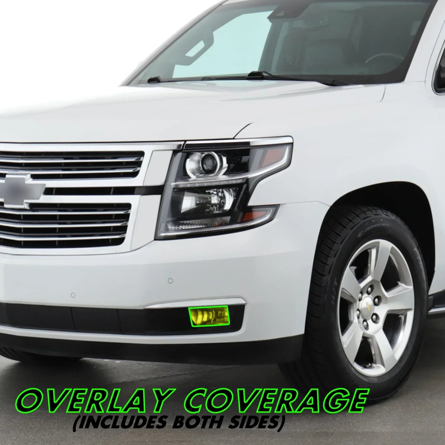 2015-2020 Chevrolet Suburban | Fog Light PreCut Tint Overlays