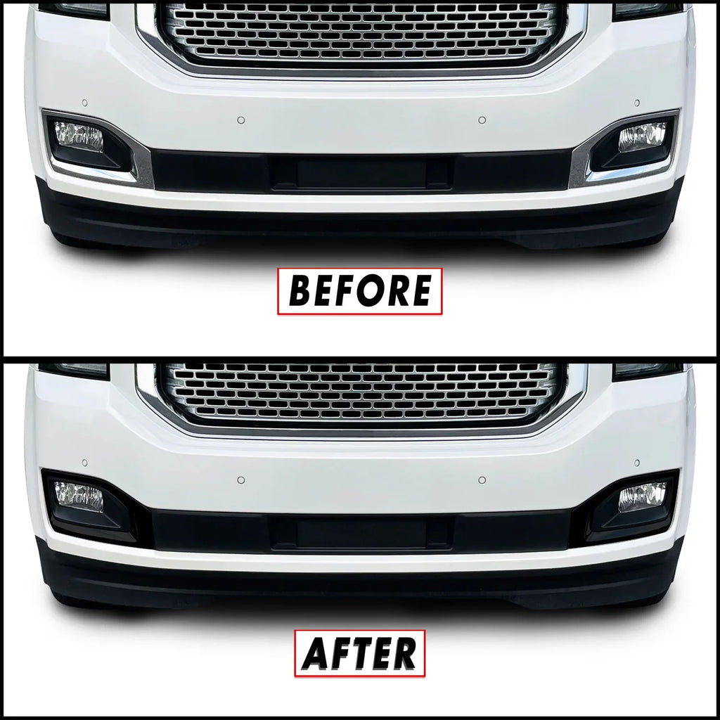 2015-2020 GMC Yukon | Fog Light Trim Chrome Delete PreCut Vinyl Wrap