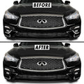 2018-2023 Infiniti Q50 | Fog Light Trim Chrome Delete PreCut Vinyl Wrap