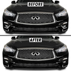 2018-2023 Infiniti Q50 | Fog Light Trim Chrome Delete PreCut Vinyl Wrap