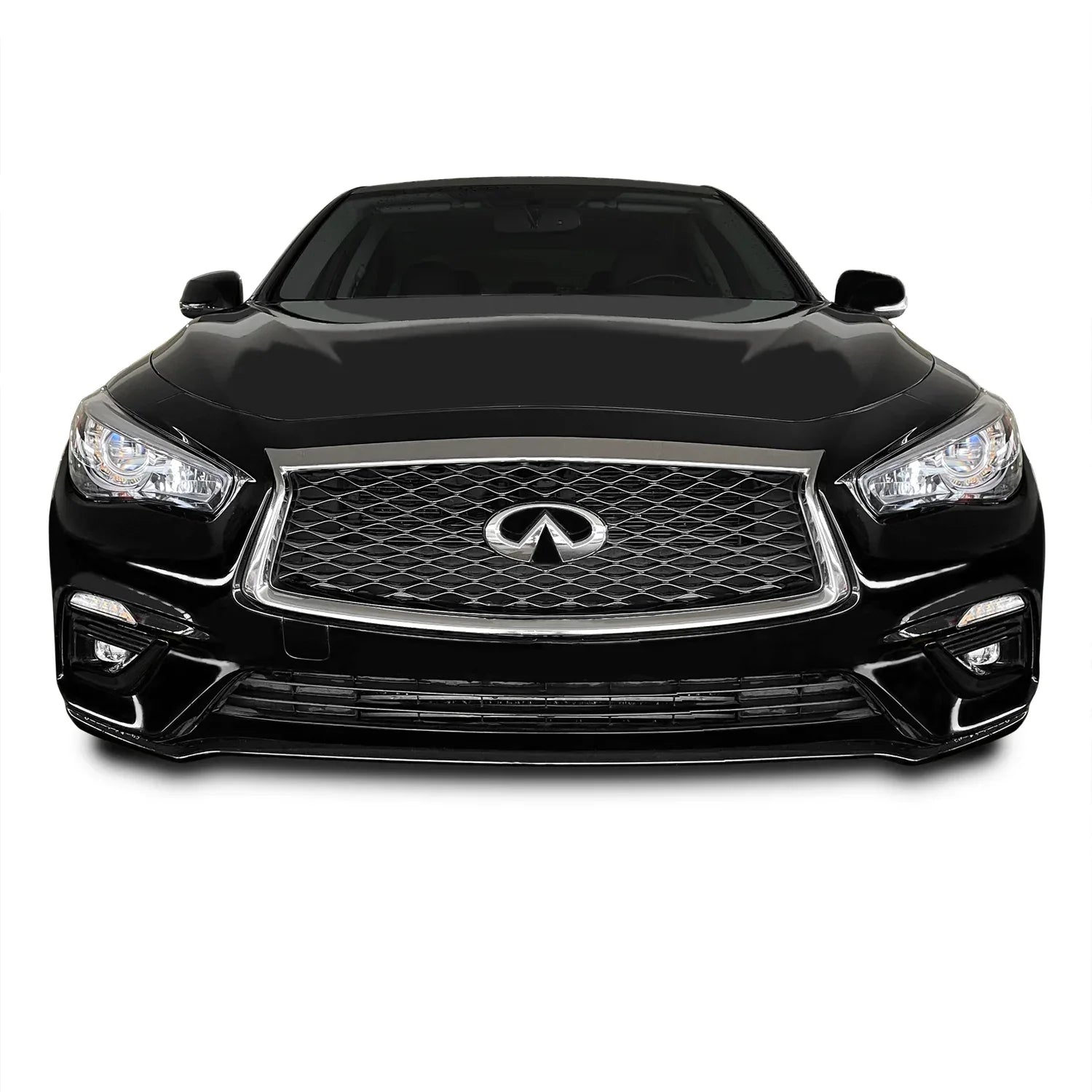 2018-2023 Infiniti Q50 | Fog Light Trim Chrome Delete PreCut Vinyl Wrap