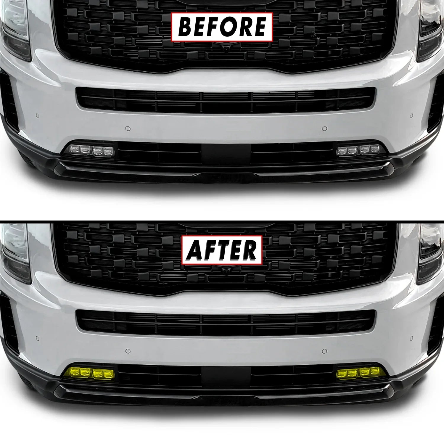 2020-2022 Kia Telluride | Fog Light PreCut Tint Overlays