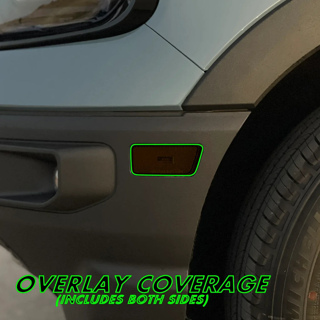 2021-2023 Ford Bronco Sport | Side Marker & Reflector PreCut Tint Overlays