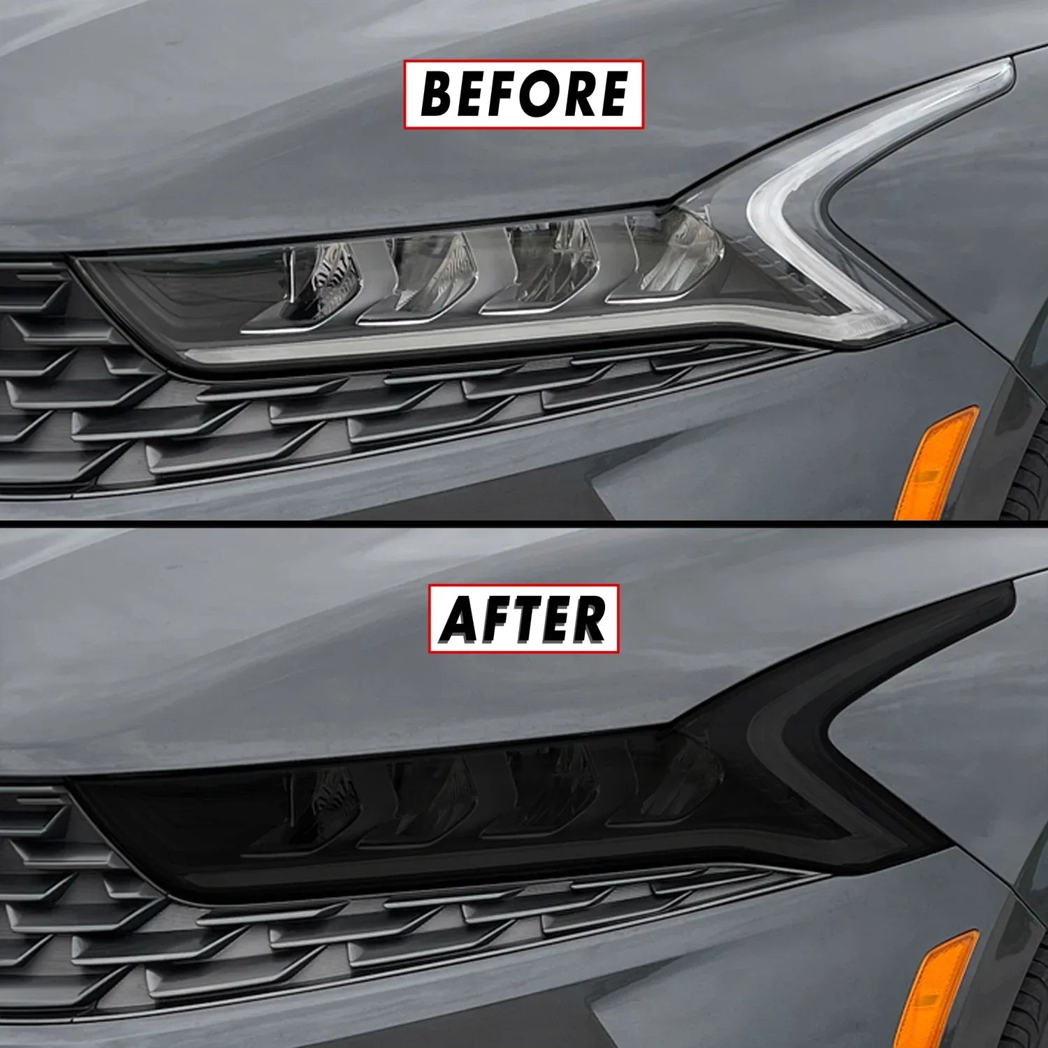 2021-2024 Kia K5 | Headlight PreCut Tint Overlays