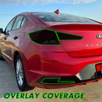 2019-2020 Hyundai Elantra | Tail Light PreCut Tint Overlays