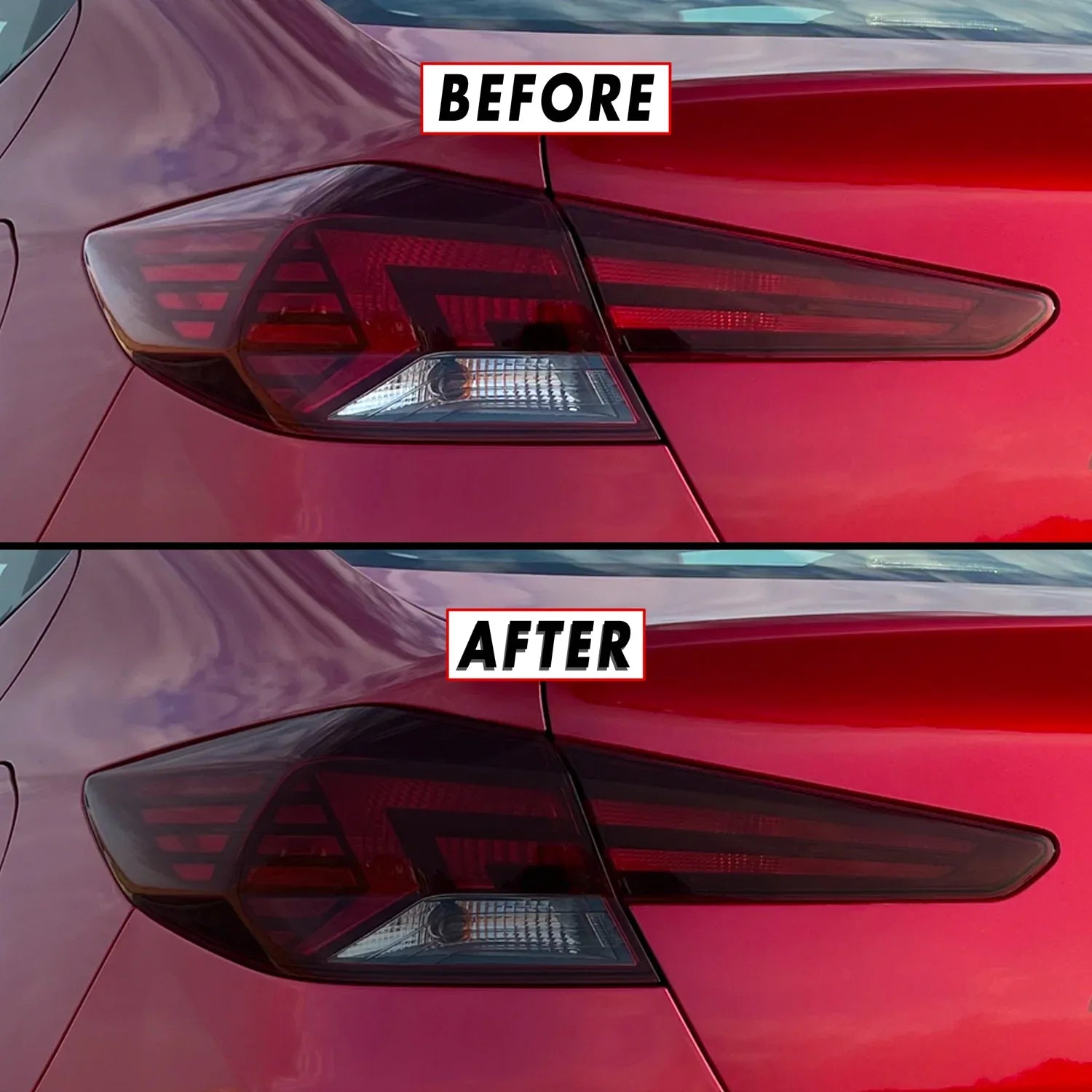 2019-2020 Hyundai Elantra | Tail Light PreCut Tint Overlays